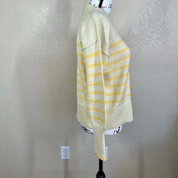 Philosophy women sweater yellow crew neck long sleeve sweater size M boho baddie - Picture 6 of 12